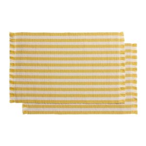 Látková/z juty prostírání v sadě 2 ks 35x50 cm Daltan – Kave Home