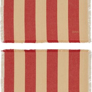 Prostírání v sadě 2 ks z bio bavlny 36x48 cm Toppu – OYOY Living Design