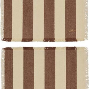 Prostírání v sadě 2 ks z bio bavlny 36x48 cm Toppu – OYOY Living Design