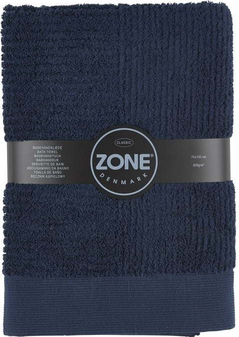 Tmavě modrá osuška 70x140 cm Classic – Zone