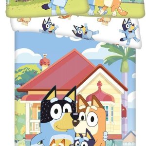 Bavlněné dětské povlečení do postýlky 100x135 cm Bluey – Jerry Fabrics