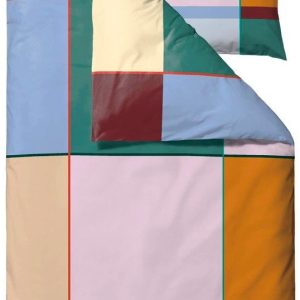 Bavlněné povlečení na jednolůžko 140x200 cm Colour Block – Södahl