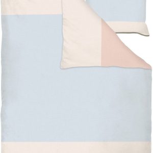 Světle modré prodloužené povlečení na jednolůžko z bavlněného perkálu 140x220 cm Colore – Mette Ditmer Denmark