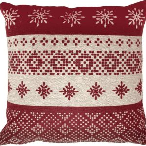 Bavlněný dekorační polštář s vánočním motivem 40x40 cm Etoilea – douceur d'intérieur