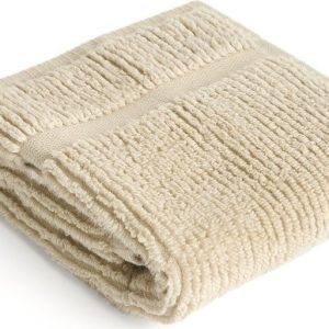 Béžový froté bavlněný ručník 30x50 cm Olvira – Kave Home