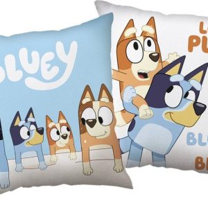Dětský polštářek ø 40 cm Bluey "Let´s Play" – Jerry Fabrics