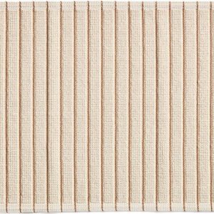 Oranžová/béžová textilní koupelnová předložka 50x80 cm Merade – Kave Home