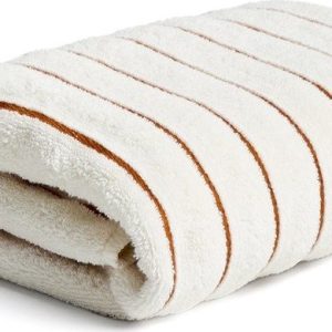 Oranžový/béžový froté bavlněný ručník 50x90 cm Dorane – Kave Home