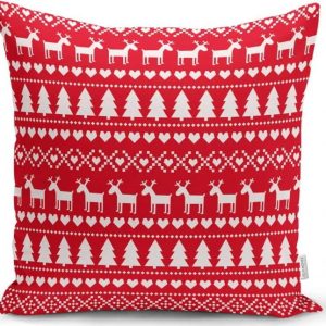 Povlak na polštář s vánočním motivem 43x43 cm Merry Christmas – Mila Home