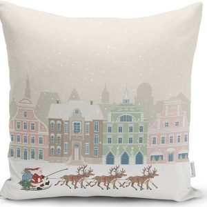 Povlak na polštář s vánočním motivem 43x43 cm Merry Christmas – Mila Home