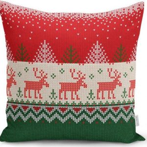 Povlak na polštář s vánočním motivem 43x43 cm Merry Christmas – Mila Home