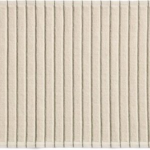 Zelená/béžová textilní koupelnová předložka 50x80 cm Merade – Kave Home