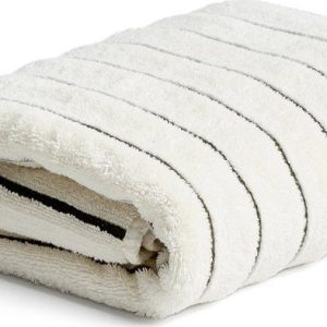 Zelený/béžový froté bavlněný ručník 50x90 cm Dorane – Kave Home