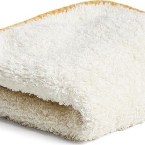 Žlutý/bílý froté bavlněný ručník 30x50 cm Sedora – Kave Home