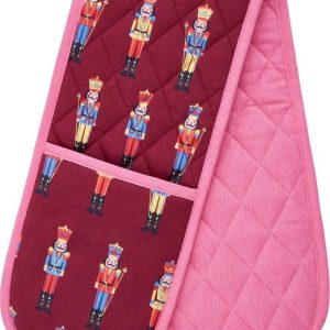 Bavlněná chňapka s vánočním motivem Christmas Nutcracker – Catherine Lansfield