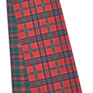 Bavlněný běhoun na stůl s vánočním motivem 220x32 cm Christmas Tartan Check – Catherine Lansfield