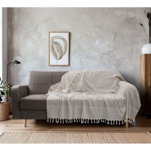 Krémová deka 220x180 cm Sophia – Mijolnir