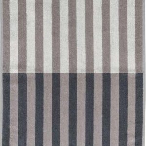 Modro-šedý ručník z bio bavlny 50x90 cm Disorder – Mette Ditmer Denmark