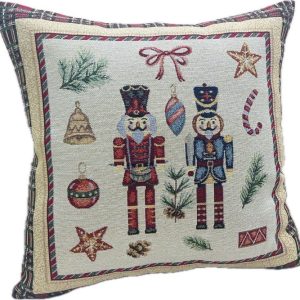Povlak na polštář s vánočním motivem 45x45 cm Toy Soldier – Bizzotto