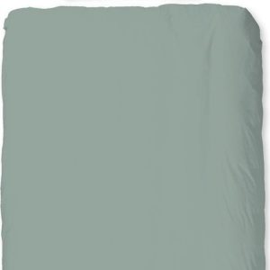Šalvějově zelené flanelové povlečení na jednolůžko 140x200 cm Uni – Good Morning