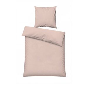 Starorůžové povlečení na jednolůžko 200x140 cm Plain – Mijolnir