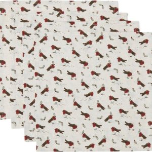 Textilní ubrousky v sadě 4 ks 45x45 cm Robin's Retreat – Cooksmart ®