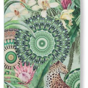 Zelená rychleschnoucí plážová osuška 50x100 cm – HIP