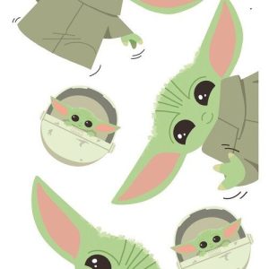 Bavlněná dětská osuška 70x140 cm Star Wars Baby Yoda – Jerry Fabrics