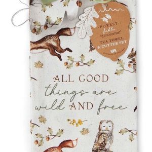 Bavlněná utěrka s vykrajovátkem v sadě 2 ks 45x65 cm Forest Fable – Cooksmart ®