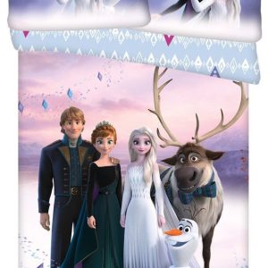 Bavlněné dětské povlečení do postýlky 100x135 cm Frozen 2 – Jerry Fabrics
