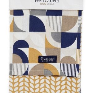 Bavlněné utěrky v sadě 3 ks 45x65 cm Bauhaus – Cooksmart ®