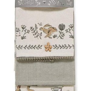 Bavlněné utěrky v sadě 3 ks 45x65 cm Country Animals – Cooksmart ®