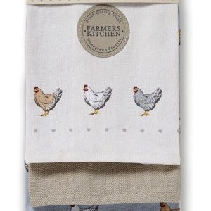 Bavlněné utěrky v sadě 3 ks 45x65 cm Farmers Kitchen – Cooksmart ®
