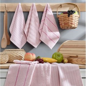 Bavlněné utěrky v sadě 6 ks 30x50 cm Sofya – Foutastic