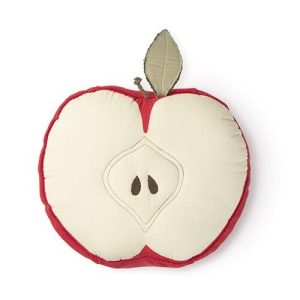 Bavlněný dětský polštářek ø 30 cm Apple – Lorena Canals