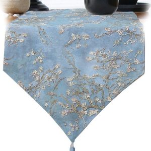 Běhoun na stůl 45x140 cm Blue Spring – Minimalist Cushion Covers