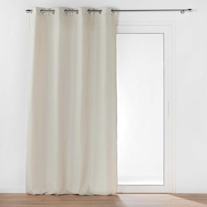 Béžový termo závěs z mikrovlákna 135x260 cm Micropolar – douceur d'intérieur