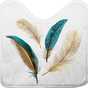 Bílá WC koupelnová předložka 45x45 cm Plumiss – douceur d'intérieur