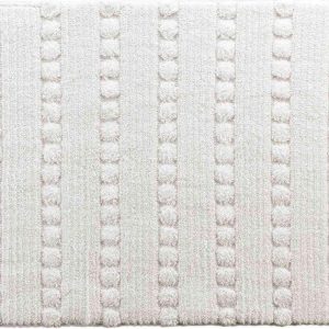 Bílá koupelnová předložka 50x80 cm Cleonis – douceur d'intérieur