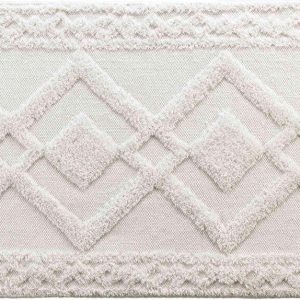 Bílá koupelnová předložka 50x80 cm Gladis – douceur d'intérieur