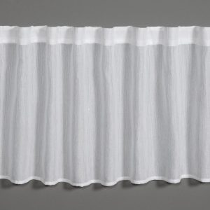 Bílá záclona 45x140 cm Jacquard-Voile - Gardinia
