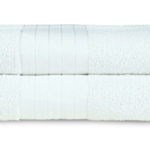 Bílé froté bavlněné osušky v sadě 2 ks 70x140 cm – Good Morning