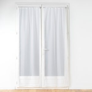 Bílé záclony v sadě 2 ks z mikrosaténu 70x200 cm Voiline – douceur d'intérieur