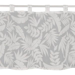 Bílo-šedá záclona 120x45 cm Calista – Sehlbach