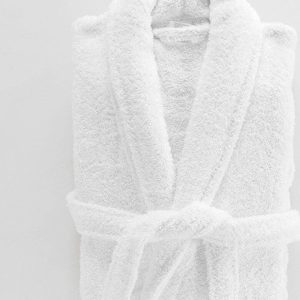 Bílý bavlněný župan velikost M Tendresse – douceur d'intérieur