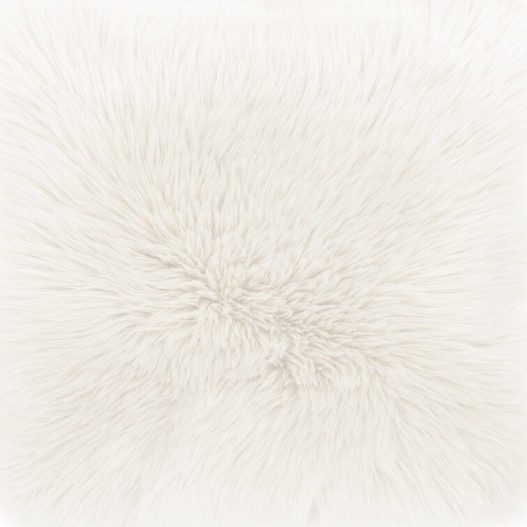 Bílý polštář Tiseco Home Studio Sheepskin