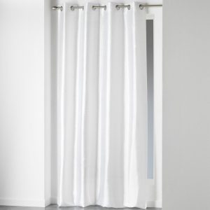 Bílý saténový závěs 140x240 cm Shana – douceur d'intérieur