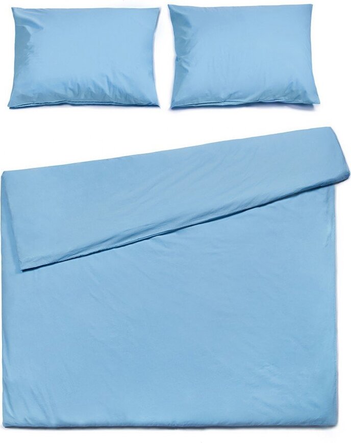 Blankytně modré bavlněné povlečení na dvoulůžko Bonami Selection