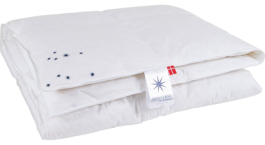Letní přikrývka s péřovou výplní 200x200 cm Capella Cool – Universe of Sleeping