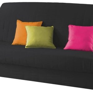 Černý 3místný napínací potah na pohovku Essentiel – douceur d'intérieur